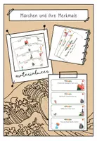 Vorschau - Arbeitsblätter - Märchen und ihre Merkmale - ein Merkfächer - Deckblatt