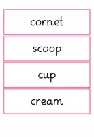 Vorschau - Bildkarten - At the Ice Cream Shop_picture and word cards - Seite 2