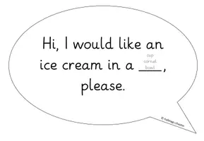 Vorschau - Unterrichtsreihen - At the Ice Cream Shop_Dialogübung - Seite 3