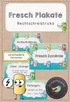 Vorschau - Poster - Rechtschreibtricks/ Fresch Symbole Plakate - Deckblatt