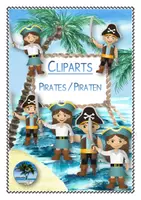 Vorschau - selbst erstellte Cliparts/Grafiken - Cliparts "Piraten" - Deckblatt