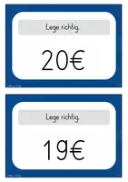 Vorschau - Aufgabenkarten - Auftrageskarten Euro richtig legen - Seite 3