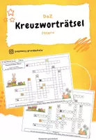 Vorschau - Arbeitsblätter - Kreuzworträtsel Ostern - Deckblatt