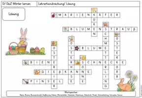 Vorschau - Arbeitsblätter - Kreuzworträtsel Ostern - Seite 2