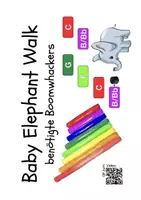 Vorschau - Arbeitsblätter - Boomwhackers • Klassenmusizieren • Baby Elephant QR Playalong-Video - Seite 1