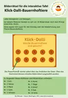 Vorschau - Spiele - Klick-Dalli - Tiere auf dem Bauernhof (Bilderrätsel für die interaktive Tafel) + Interactive - Seite 1