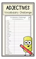 Vorschau - Arbeitsblätter - Adjectives - Vocababulary Challenge - Deckblatt