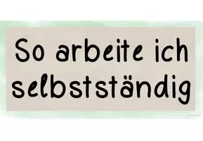 Vorschau - Fördermaterial/Inklusion - Selbstständiges Arbeiten - Aushänge für den Klassenraum - Seite 3