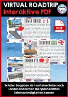Vorschau - Unterrichtsreihen - London Virtual Sightseeing Tour - 20 Sights + Vocabulary - Englisch ab Klasse 5 - Seite 1