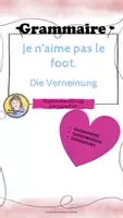 Vorschau - Stundenentwürfe - La négation en français - Einführung unter Berücksichtigung der Mehrsprachigkeit - Deckblatt