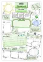 Vorschau - Arbeitsblätter - Meine Ziele / Zielplanung (Klasse 3-8, individuell ausfüllbar) - Seite 1