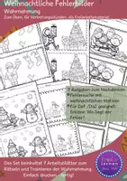 Vorschau - Spiele - Weihnachtliche Fehlersuche Original und Fälschung - Deckblatt