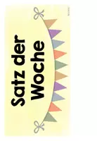 Vorschau - Poster - Satz der Woche - Seite 1