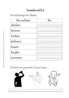 Vorschau - Arbeitsblätter - Buchstabe K, k - Arbeitsblätter, Spiele - Fibel - Druckschrift - Seite 3