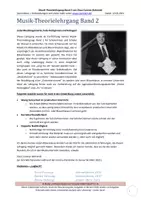 Vorschau - Unterrichtsreihen - Musik-Theorielehrgang Band 2 Komplettausgabe mit allen Lösungen - mit Erklärvideos zu allen Lektionen - Deckblatt