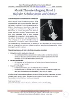 Vorschau - Unterrichtsreihen - Musik-Theorielehrgang Band 2 www.ccerklaert.de Schülerheft - Deckblatt