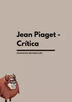 Vorschau - Arbeitsblätter - Crítica de Jean Piaget (Spanischer ) - Deckblatt