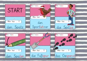 Vorschau - Spiele - Buchstabeneinführung Sp und sp - Lesespiel (1. Klasse) - Seite 3