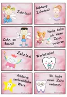 Vorschau - Mal- und Bastelvorlagen - Zahntaxi für ausgefallene Zähne - Deckblatt