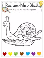 Vorschau - Arbeitsblätter - Einmaleins: Rechen-Mal-Blätter (2. Klasse) - Seite 2