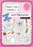 Vorschau - Bildkarten - Buchstabeneinführung ß - Wort-Bildkarten (1. Klasse) - Deckblatt