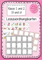Vorschau - Bildkarten - Buchstabeneinführung St und st - Materialpaket - Seite 1