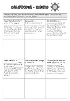 Vorschau - Arbeitsblätter - California - Sights: Worksheet (auch Homeschooling) - Seite 1