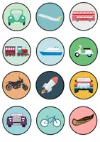 Vorschau - Spiele - Los medios de transporte - Memoria-Pärchensuche Verkehr - Seite 2