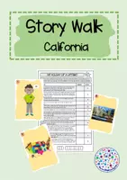 Vorschau - Stundenentwürfe - Materialpaket - Story Walks (California & Christmas) - Deckblatt