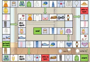 Vorschau - Spiele - Board game clothes - Wortschatzwiederholung - Seite 2