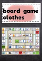 Vorschau - Spiele - Board game clothes - Wortschatzwiederholung - Deckblatt