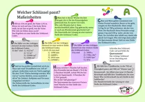 Vorschau - Spiele - Welcher Schlüssel passt? Maßeinheiten - Deckblatt