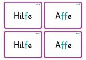 Vorschau - Spiele - v, w oder f? - Lese-Lege-Spiel #Homeschooling - Seite 1