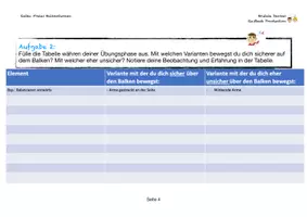 Vorschau - Arbeitsblätter - Freies Balkenturnen - Seite 3