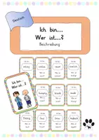 Vorschau - Spiele - Ich bin... Wer ist... ? Deutsch Personenbeschreibung - Deckblatt