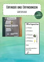 Vorschau - Stundenentwürfe - Erfindungen & Erfinder - großes Materialpaket - Klasse 3/4 - Seite 1