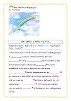 Vorschau - Arbeitsblätter - Wie entsteht ein Regenbogen? Texte, Aufgaben, Lösung - Seite 2