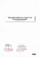 Vorschau - Aufgabenkarten - Aufgabenkarten zu (quadratischen) Pyramidenstümpfen und Kegelstümpfen - Deckblatt