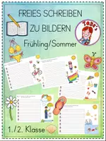 Vorschau - Arbeitsblätter - Freies Schreiben zu Bildern (wachsendes Bundle) - Seite 1