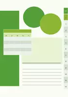 Vorschau - Lehrpläne/Lehrermaterial - Digitales Notizbuch - individuell beschreibbar - grün - Seite 3