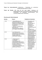 Vorschau - Stundenentwürfe - Hinführung zum Handstand im Turnen - Deckblatt