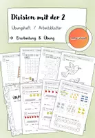 Vorschau - Stundenentwürfe - Materialpaket: Übungshefte zur Division mit 2, 5 & 10 (Einsineins / Einsdurcheins) - Seite 1