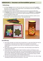 Vorschau - Arbeitsblätter - Lesetraining-Adventskalender in Grundschrift als farbige Printversion - Kurzgeschichte und Sterne zum Ausmalen - Seite 2