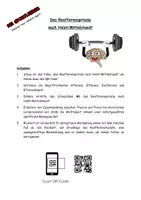 Vorschau - Arbeitsblätter - Arbeitsblatt - Motorisches Lernen am Reafferenzprinzip - Deckblatt