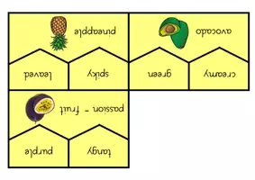 Vorschau - Spiele - Fruits & Adjectives: Legepuzzle anhand der Lektüre Handa's Surprise - Englisch - Kl. 2/3 - Seite 2