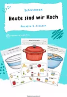 Vorschau - Arbeitsblätter - Heute sind wir Koch - Deckblatt