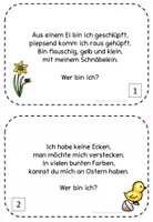 Vorschau - Stationenlernen - Frühlingsrätsel in Reimen, täglicher Lese-Rate-Spaß +Lösungsblatt/Urkunde #edukilights22 - Seite 2