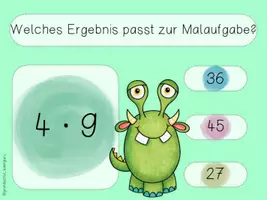 Vorschau - Spiele - interaktive PDF Einmaleins Die 9er Reihe - interaktives Pdf Neunerreihe - Seite 2