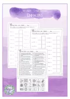 Vorschau - Arbeitsblätter - 2 Rechen-Lese-Aufgaben Ostern - Multiplikation mit Zehnerzahlen - Deckblatt