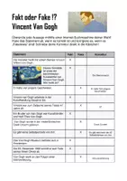 Vorschau - Arbeitsblätter - KUNST: Fakt oder Fake - Vincent Van Gogh (PDF) - Seite 2